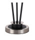 Placid Table Lamp Touch Switch 3 Light E14 15cm Round Segment Glass Shade Satin Nickel Smoke Plated Satin Black-5