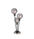 Placid Table Lamp Touch Switch 3 Light E14 15cm Round Glass Shade Satin Nickel Smoke Plated Satin Black-1