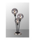 Placid Table Lamp Touch Switch 3 Light E14 15cm Round Glass Shade Satin Nickel Smoke Plated Satin Black-3