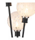 Placid Table Lamp Touch Switch 3 Light E14 15cm Round Speckled Glass Shade Satin Nickel White Satin Black-6