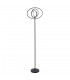 LED Floor Light Matt Black & White Acrylic - 1