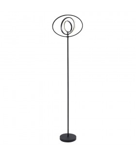 LED Floor Light Matt Black & White Acrylic - 1