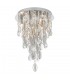 3 Light Flush Light Chrome Plate & Clear Crystal, G9 - 1