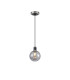 Plattsburgh 1.3m Pendant 1 Light E14 IP44 15cm Round Segment Glass Shade Satin Nickel Smoke Plated & Satin Black-4