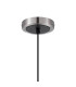 Plattsburgh 1.3m Pendant 1 Light E14 IP44 15cm Round Segment Glass Shade Satin Nickel Smoke Plated & Satin Black-6