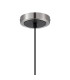 Plattsburgh 1.3m Pendant 1 Light E14 IP44 15cm Round Glass Shade Satin Nickel Smoke Plated & Satin Black-6