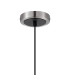 Plattsburgh 1.3m Pendant 1 Light E14 IP44 15cm Round Speckled Glass Shade Satin Nickel White & Satin Black-6