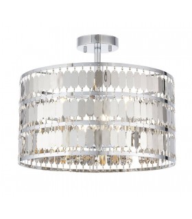 3 Light Flush Light Chrome Plate, E14 - 1