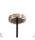 Plattsburgh Semi Ceiling 3 Light E14 IP44 15cm Round Textured Crumple Glass Shade Satin Nickel Clear & Satin Black-5