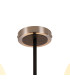 Plattsburgh Semi Ceiling 3 Light E14 IP44 15cm Round Glass Shade Satin Nickel Opal & Satin Black-5