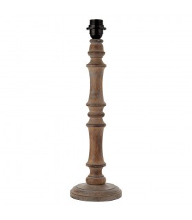 1 Light Table Light Grey Washed Wood (Base only), E27 - 1