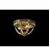 Vestal 31cm Round Flush 2 Light E27 Antique Brass-3