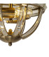 Vestal 31cm Round Flush 2 Light E27 Antique Brass-6