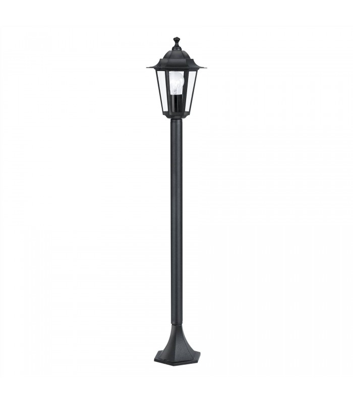 1 Light Outdoor Lamp Post Black IP44, E27 - 1