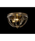 Vestal 41.5cm Round Flush 3 Light E27 Antique Brass-3