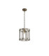 Vestal 28cm Round Drum Pendant/Semi Ceiling 1 Light E27 Antique Brass-3