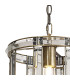 Vestal 28cm Round Drum Pendant/Semi Ceiling 1 Light E27 Antique Brass-7