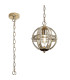 Vestal 22cm Extra Small Round Pendant 1 Light E27 French Gold-1