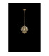Vestal 22cm Extra Small Round Pendant 1 Light E27 French Gold-9