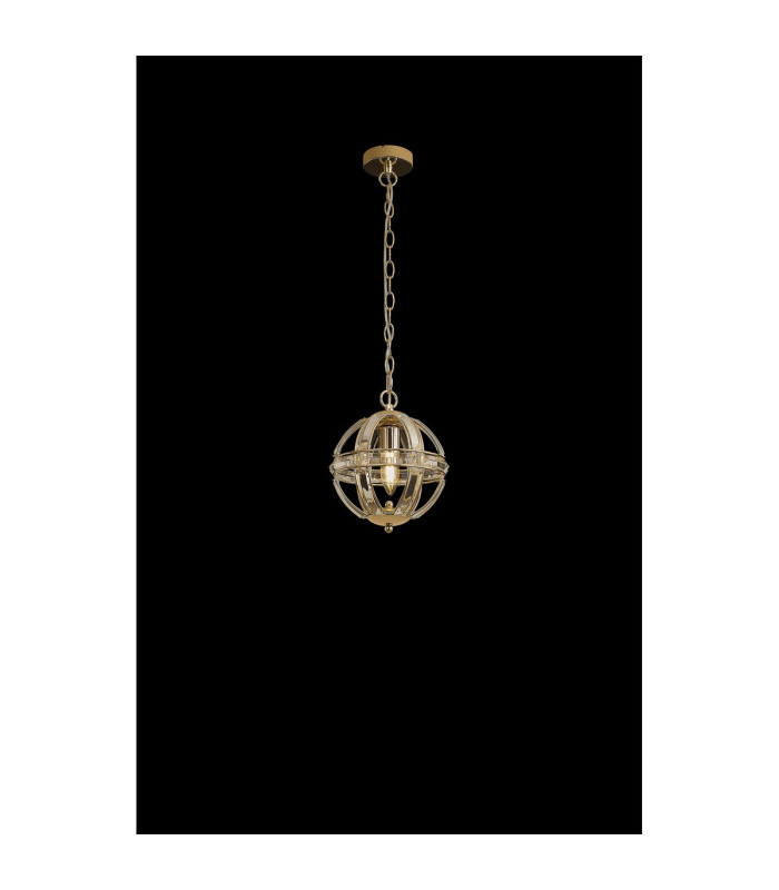 Vestal 22cm Extra Small Round Pendant 1 Light E27 French Gold-9