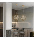 Vestal 31cm Small Round Pendant 1 Light E27 French Gold-5