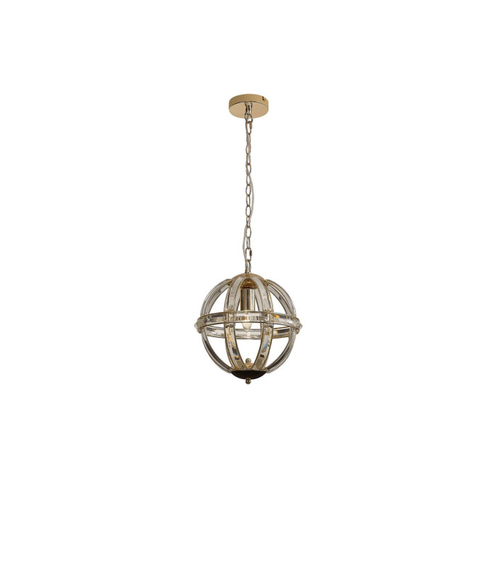 Vestal 31cm Small Round Pendant 1 Light E27 French Gold-6