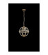 Vestal 31cm Small Round Pendant 1 Light E27 French Gold-12