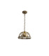 Vestal 30cm Small Dome Pendant 2 Light E27 Antique Brass-4