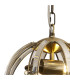 Vestal 30cm Small Dome Pendant 2 Light E27 Antique Brass-7