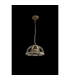 Vestal 30cm Small Dome Pendant 2 Light E27 Antique Brass-10