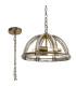Vestal 40cm Medium Dome Pendant 3 Light E27 Antique Brass-1