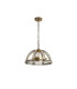 Vestal 40cm Medium Dome Pendant 3 Light E27 Antique Brass-4