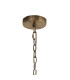 Vestal 40cm Medium Dome Pendant 3 Light E27 Antique Brass-6