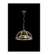Vestal 40cm Medium Dome Pendant 3 Light E27 Antique Brass-9