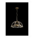 Vestal 40cm Medium Dome Pendant 3 Light E27 Antique Brass-10