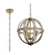 Vestal 41cm Medium Round Pendant 3 Light E27 French Gold-1