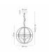 Vestal 41cm Medium Round Pendant 3 Light E27 French Gold-2