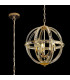 Vestal 41cm Medium Round Pendant 3 Light E27 French Gold-3