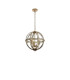 Vestal 41cm Medium Round Pendant 3 Light E27 French Gold-5