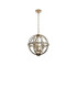 Vestal 41cm Medium Round Pendant 3 Light E27 French Gold-6