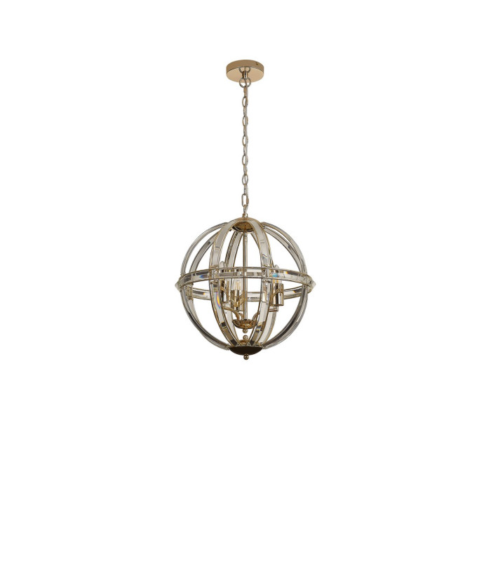 Vestal 41cm Medium Round Pendant 3 Light E27 French Gold-6