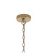 Vestal 41cm Medium Round Pendant 3 Light E27 French Gold-7