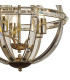 Vestal 41cm Medium Round Pendant 3 Light E27 French Gold-9
