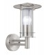1 Light Outdoor Wall Lantern Stainless Steel IP44, E27 - 1