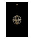 Vestal 41cm Medium Round Pendant 3 Light E27 French Gold-11