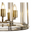 Vestal 48cm Round Drum Pendant/Semi Ceiling 5 Light E27 Antique Brass-6