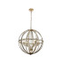 Vestal 62cm Large Round Pendant 6 Light E27 French Gold-5