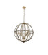 Vestal 62cm Large Round Pendant 6 Light E27 French Gold-6