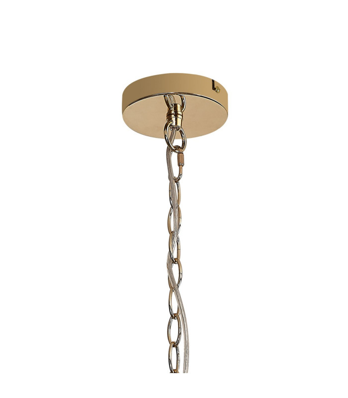 Vestal 62cm Large Round Pendant 6 Light E27 French Gold-7