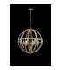 Vestal 62cm Large Round Pendant 6 Light E27 French Gold-10